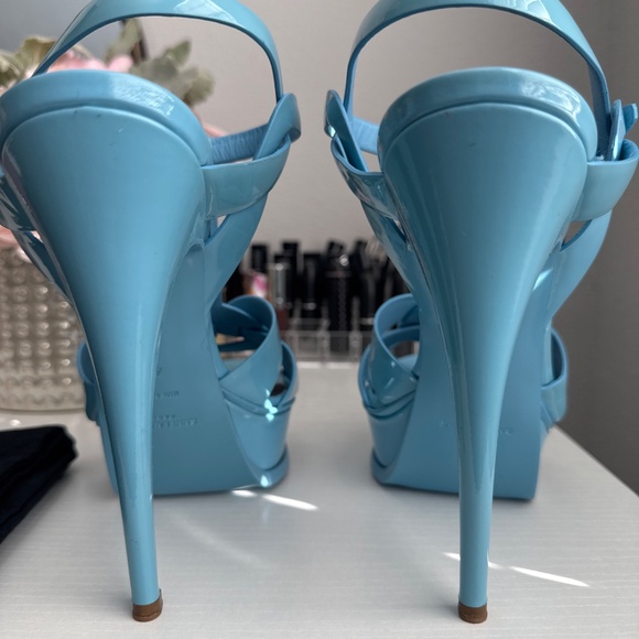 YSL Saint Laurent Tribute Platform Sandals - Picture 2 of 5